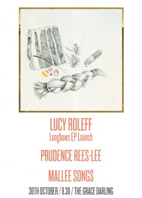 Poster Lucy Roleff EP launch